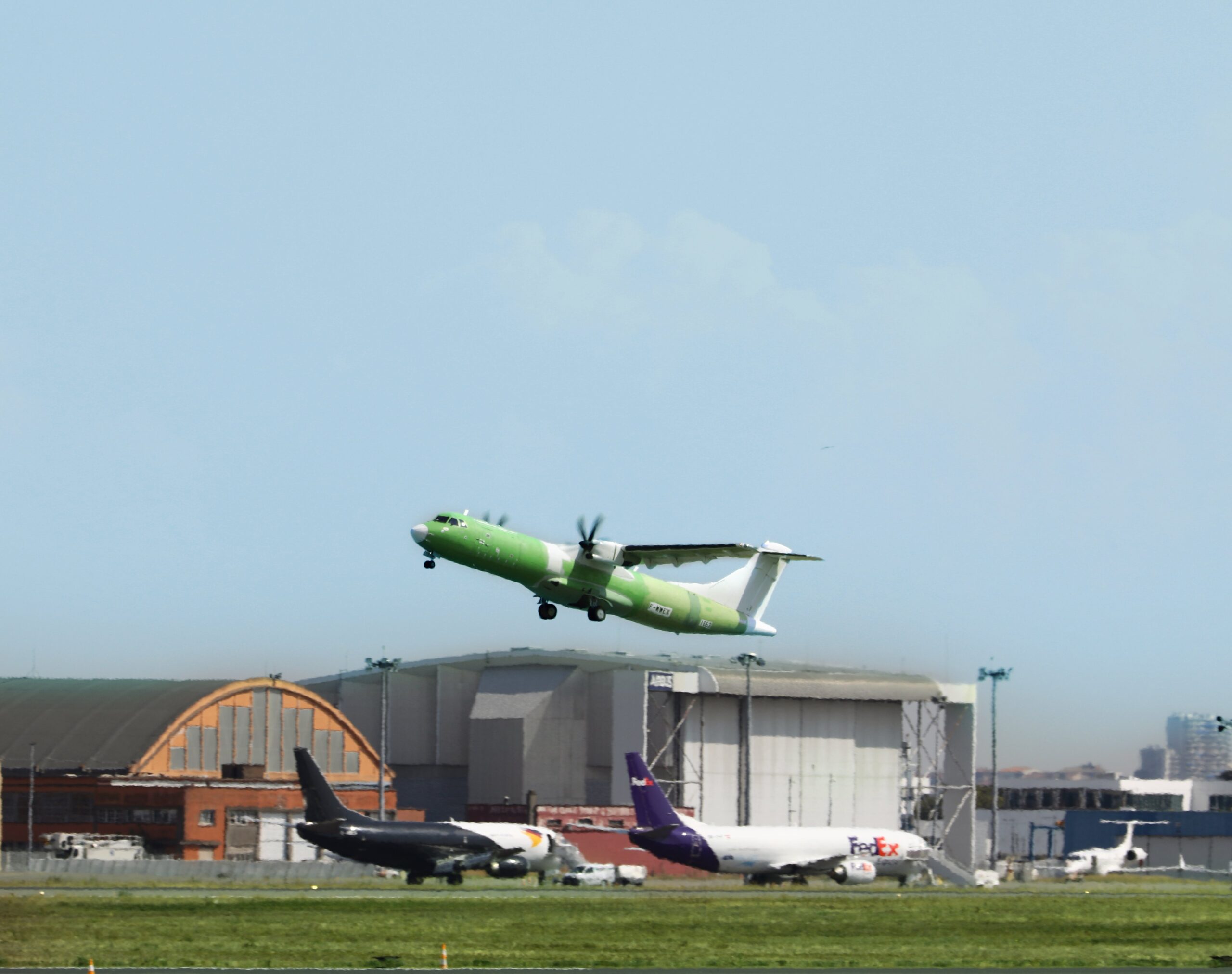 ATR-Freighter-First-Flight