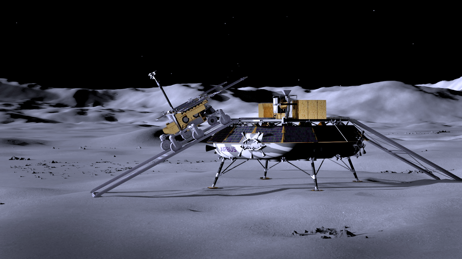 Airbus Moon lander de la ESA 2