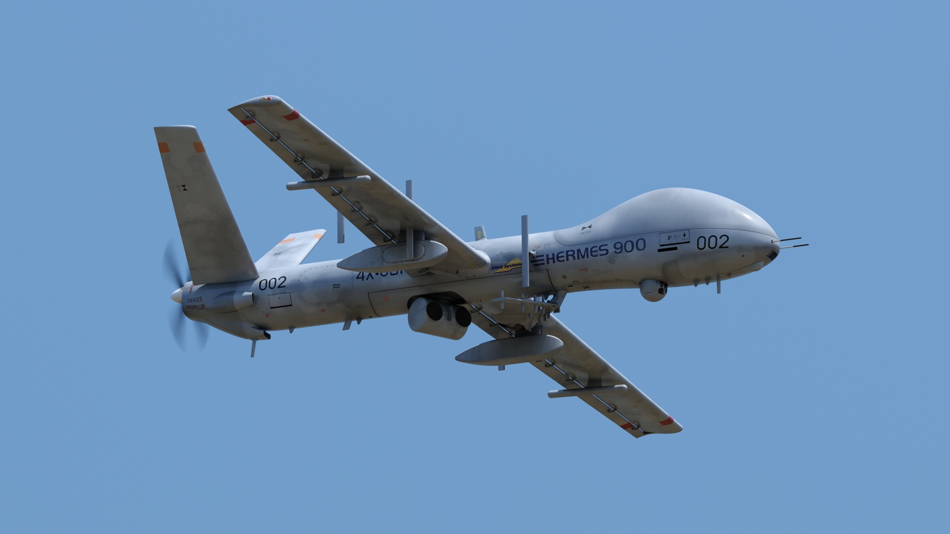 Elbit Hermes 900 with AMPS