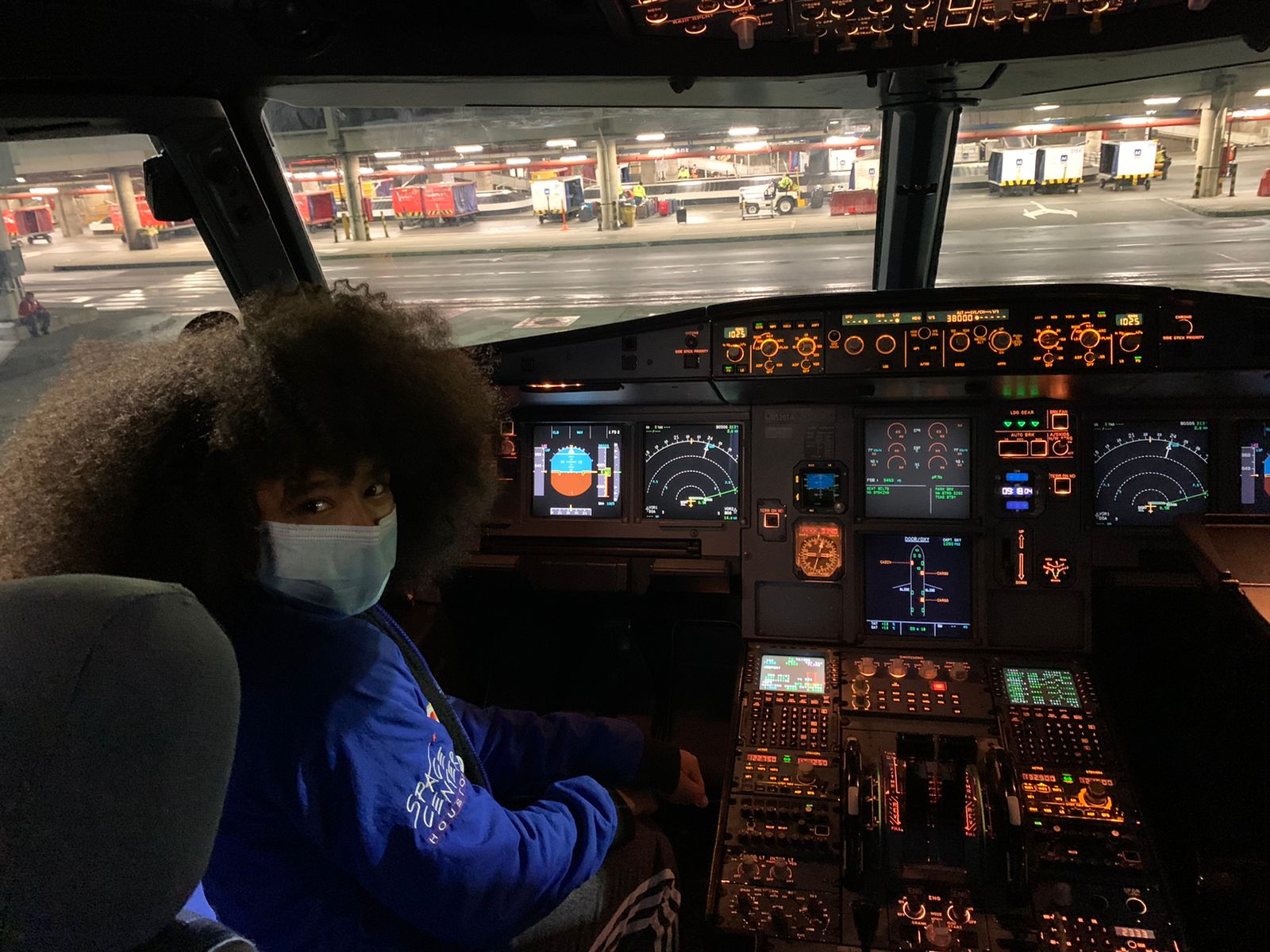 Avianca – Ella es Astronauta cabina