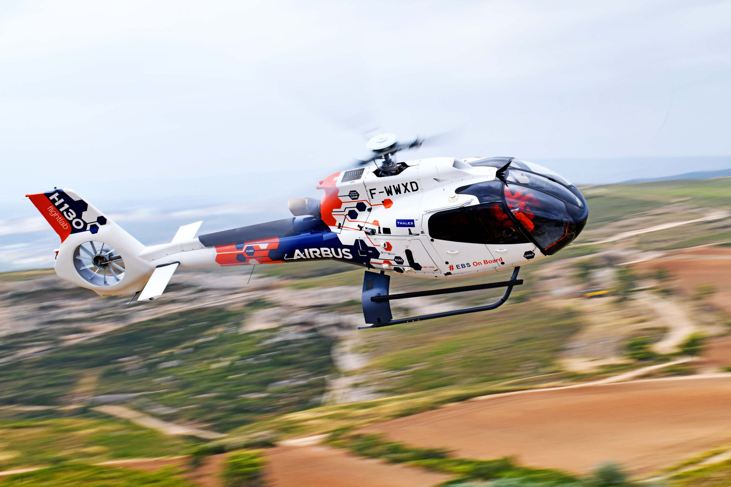 Airbus H130 prueba vuelo motor