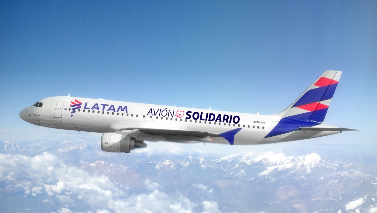 LATAM Arlines Avion Solidario 09-2021 2