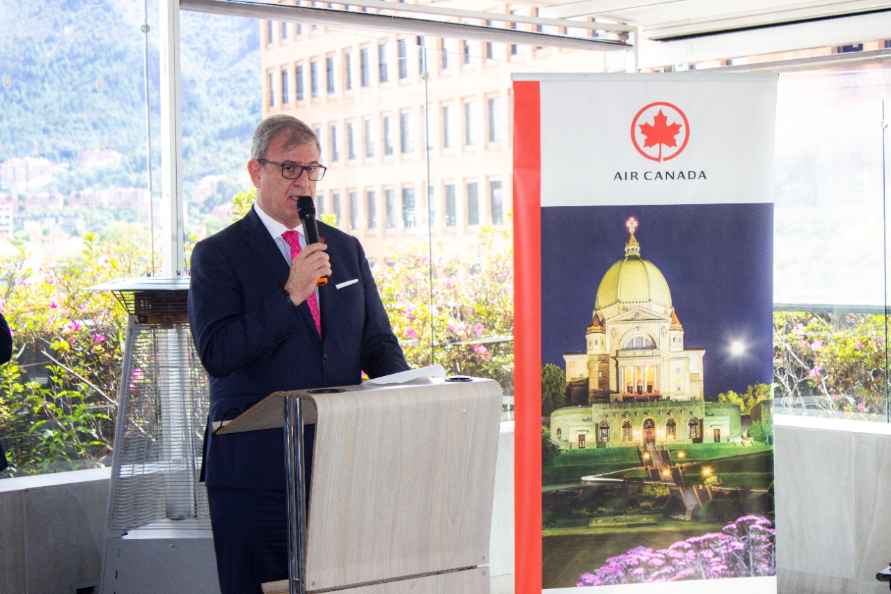 Air Canada incremento operaciones Colombia 11-2021