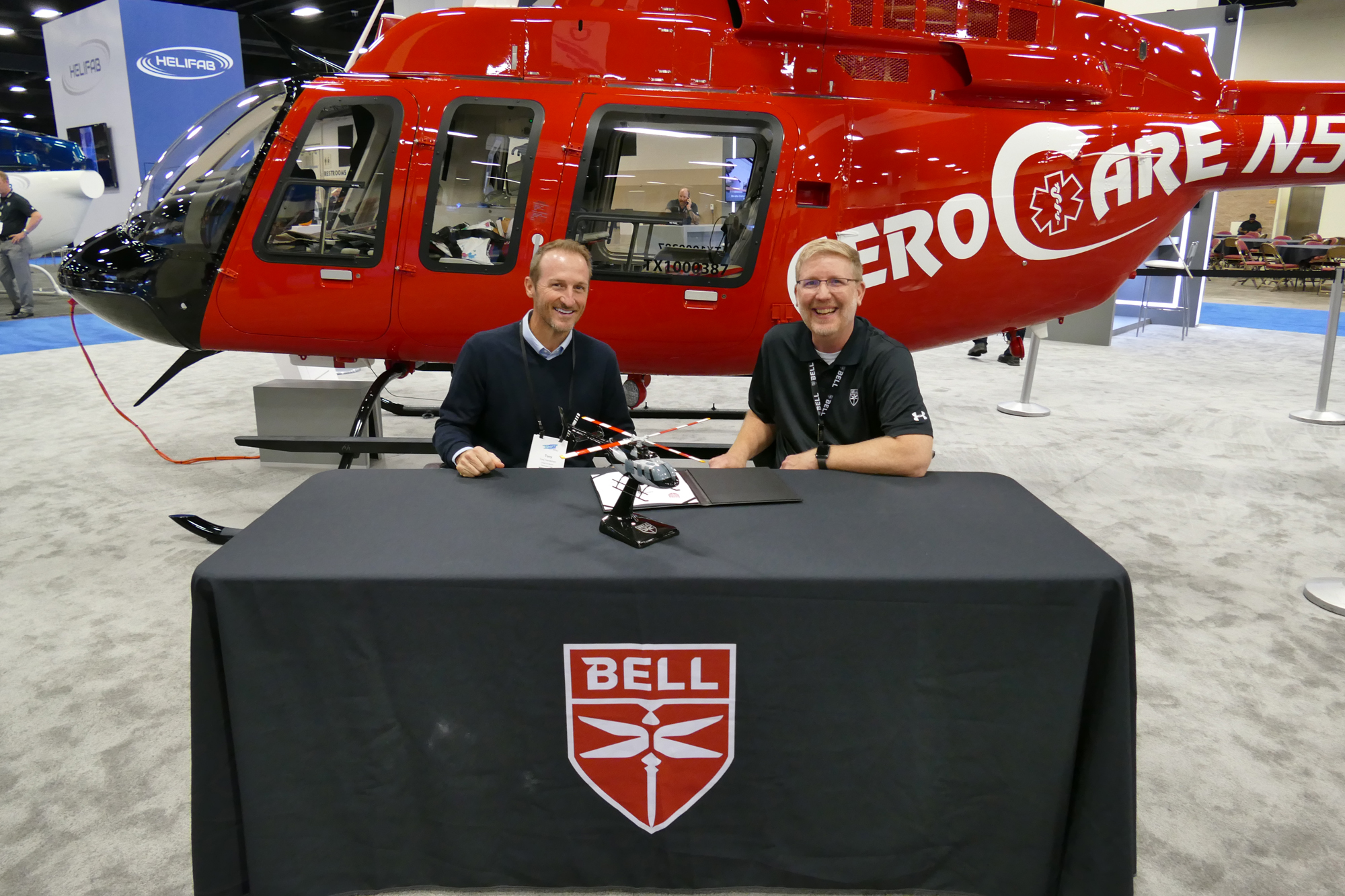 Bell Classic Air Medical AMTC Signing