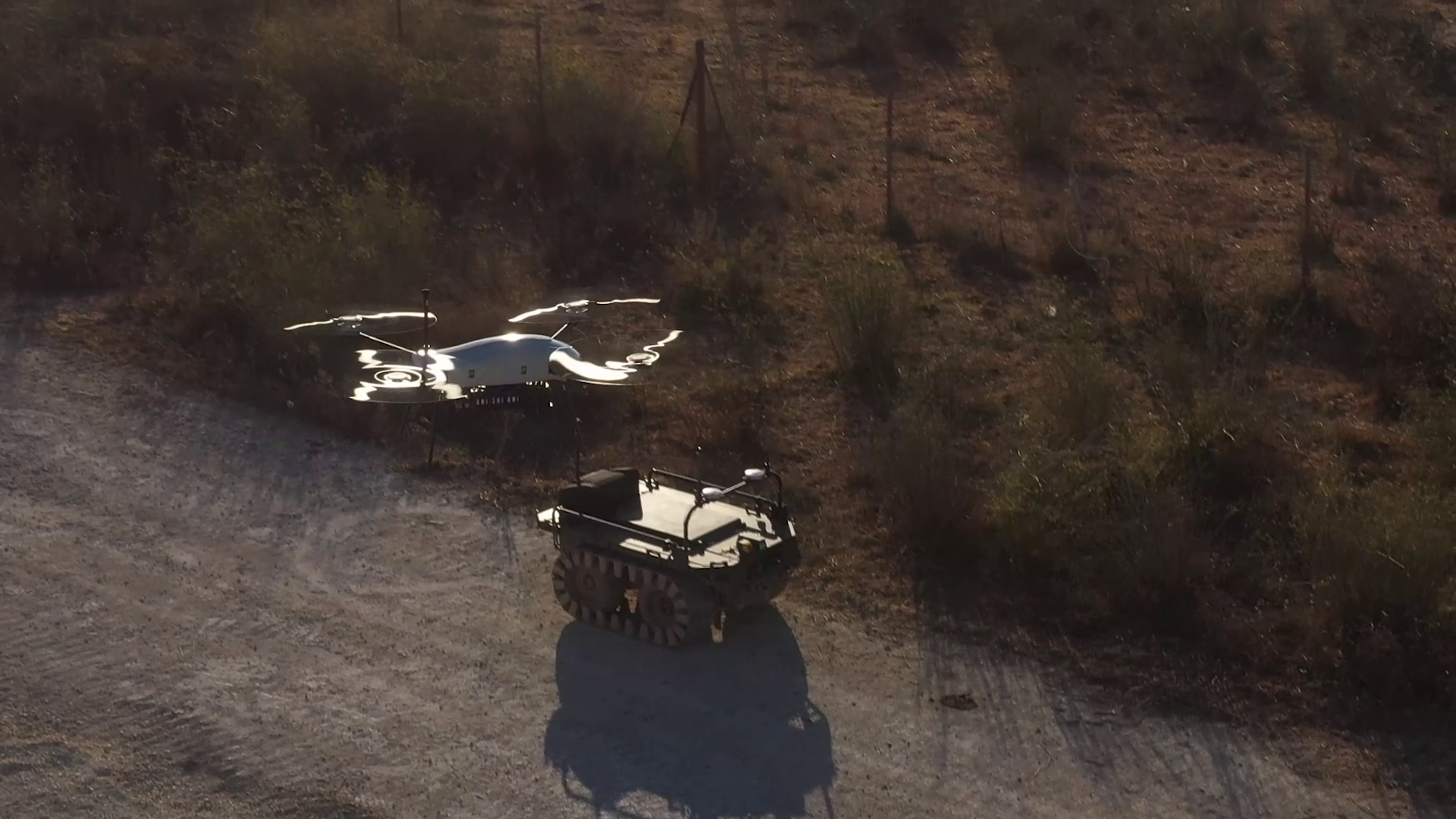 Elbit THOR mini-VTOL operates with PROBOT UGV