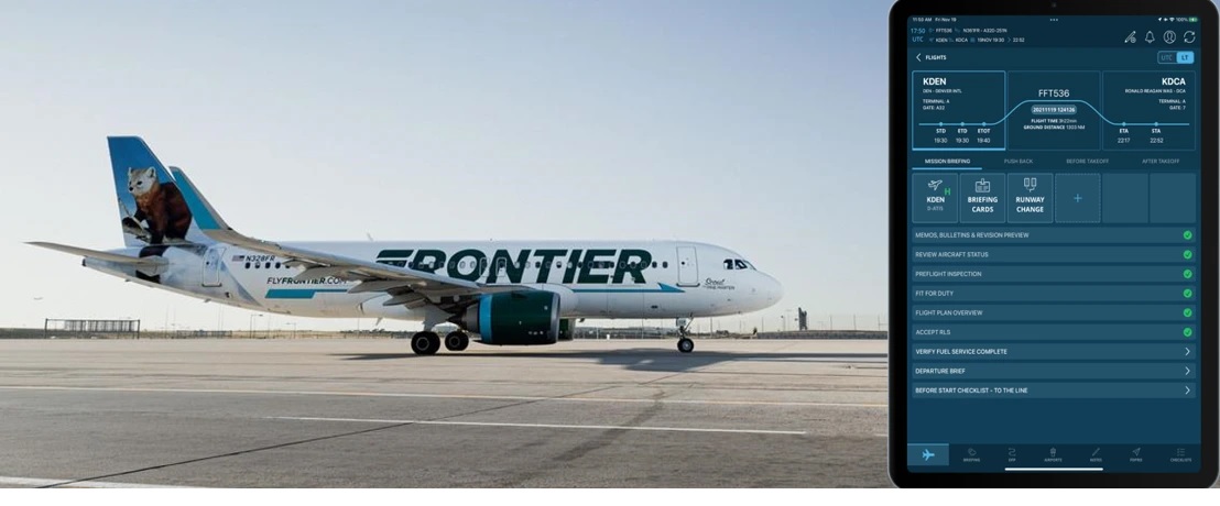 Thales Frontier Airlines Aviobook