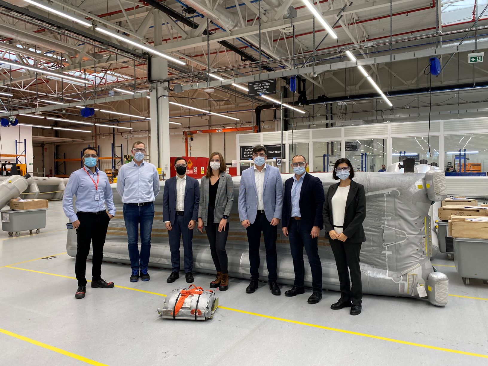 AFI KLM Spairliners at Collins Aerospace Wroclaw