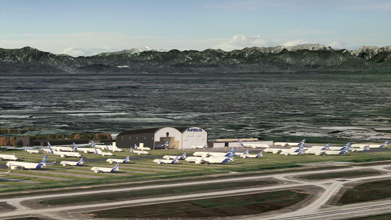 Airbus (MOU) Chengdu y Tarmac Aerosave