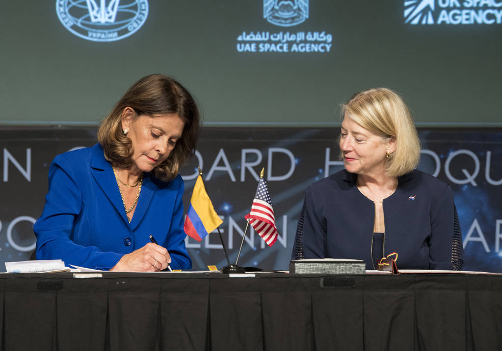 Colombian Vice President Marta Lucía Ramírez Artemis Accords Signing