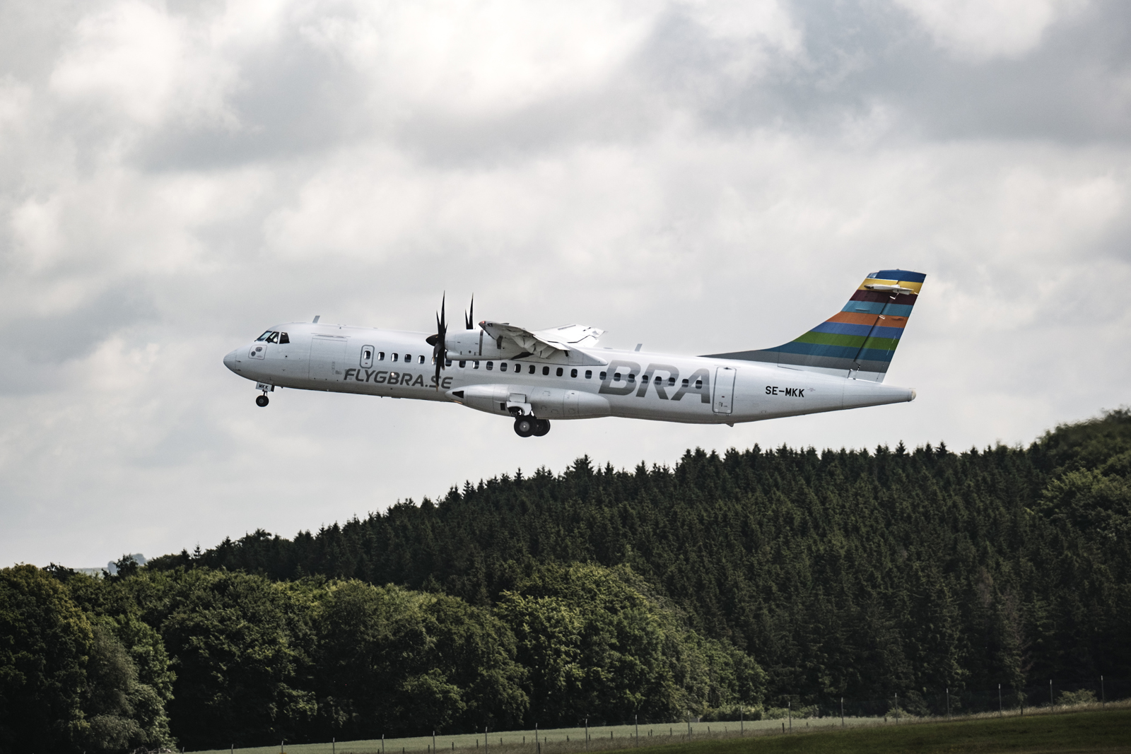 Första planet som flyger med SAF-bränsle