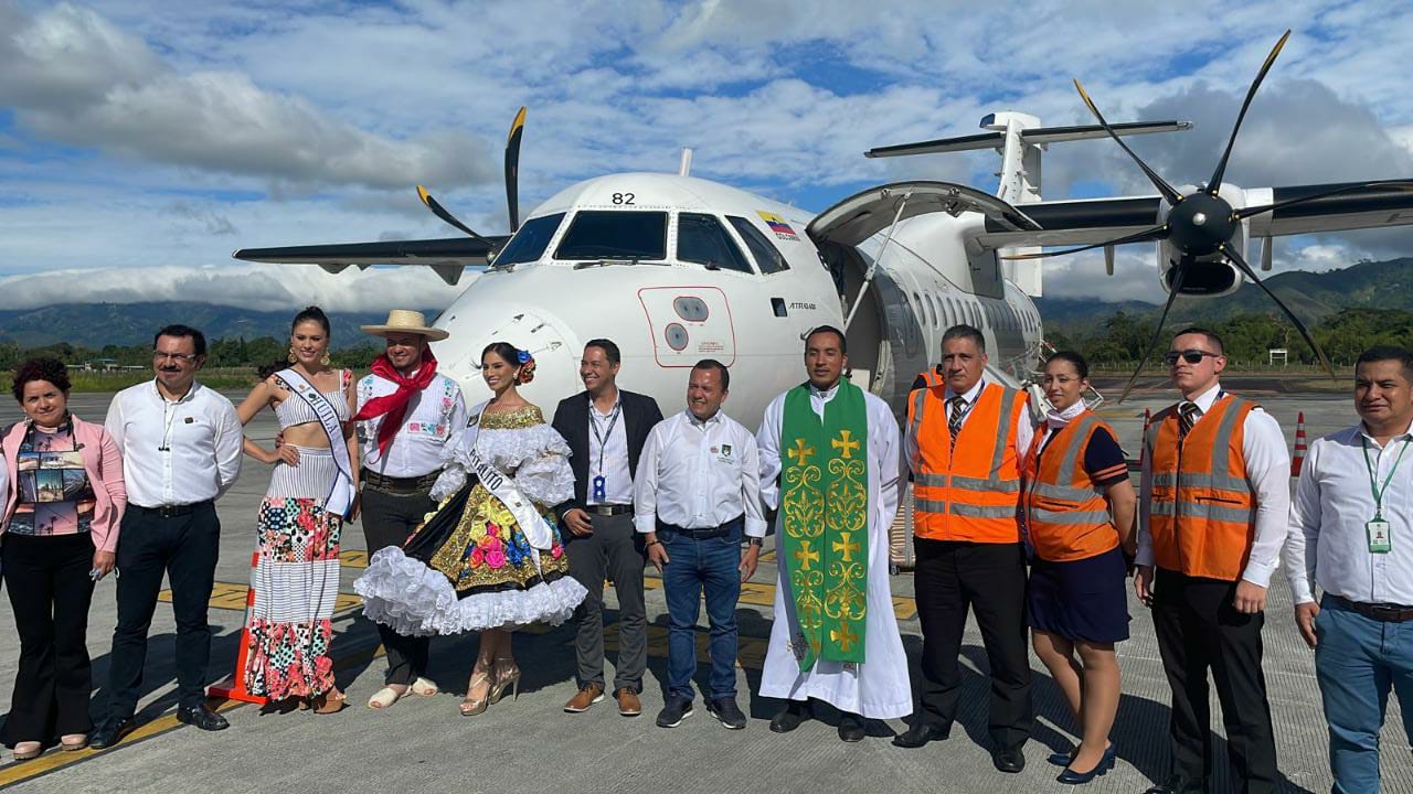 Easyfly vuelo inaugural Pitalito 2