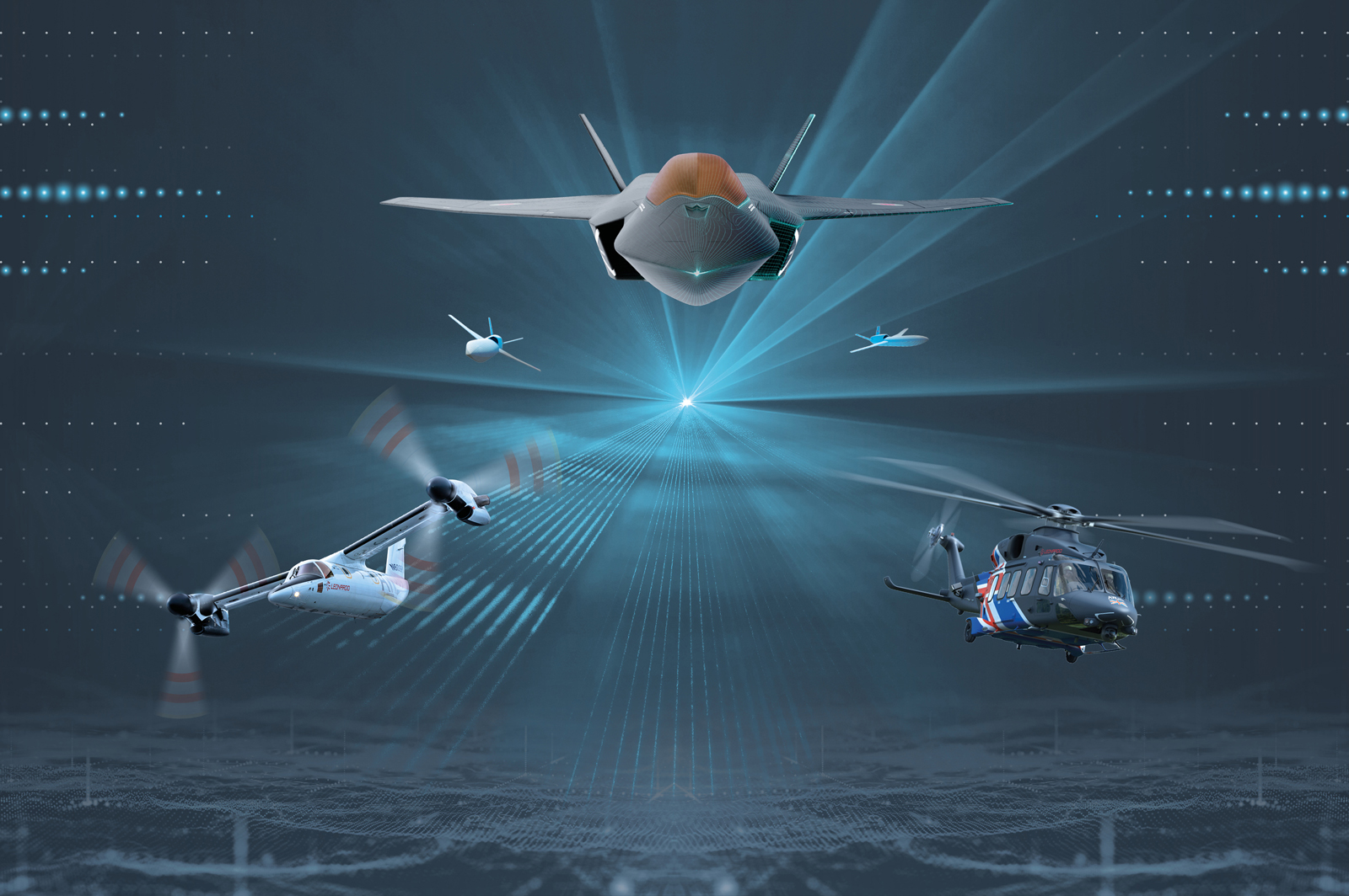Leonardo at Farnborough Airshow 2022