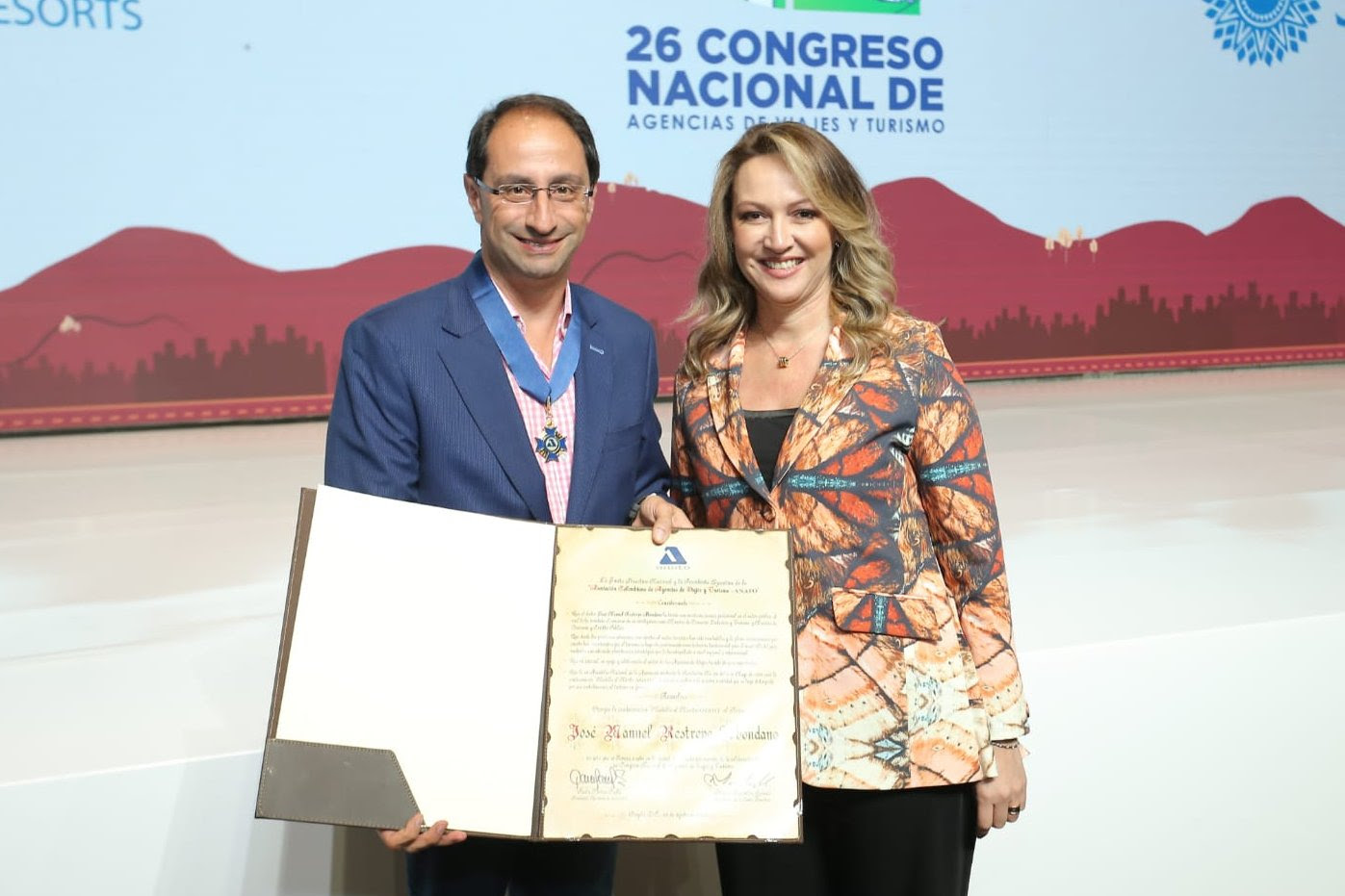 ANATO Reconocimiento Merito Turístico Jose Manuel Restrepo