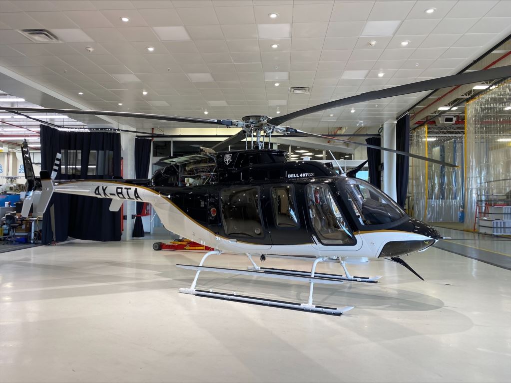 Bell entrega el primer Bell 407GXi con sede en Israel AeroErmo