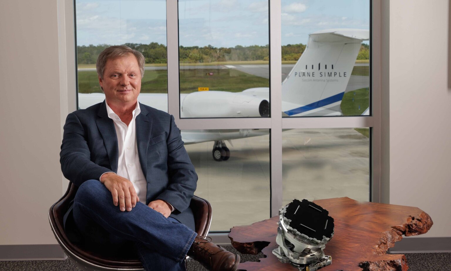 SD_CEO_and_Founder_Jim_Jensen_with_Plane_Simple