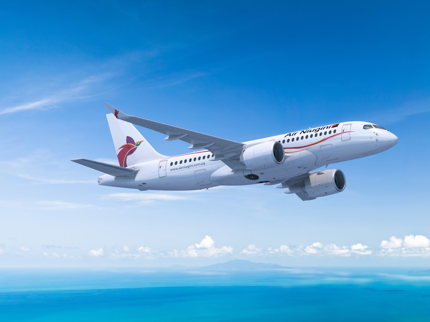 Airbus A220 Air Niugini 1