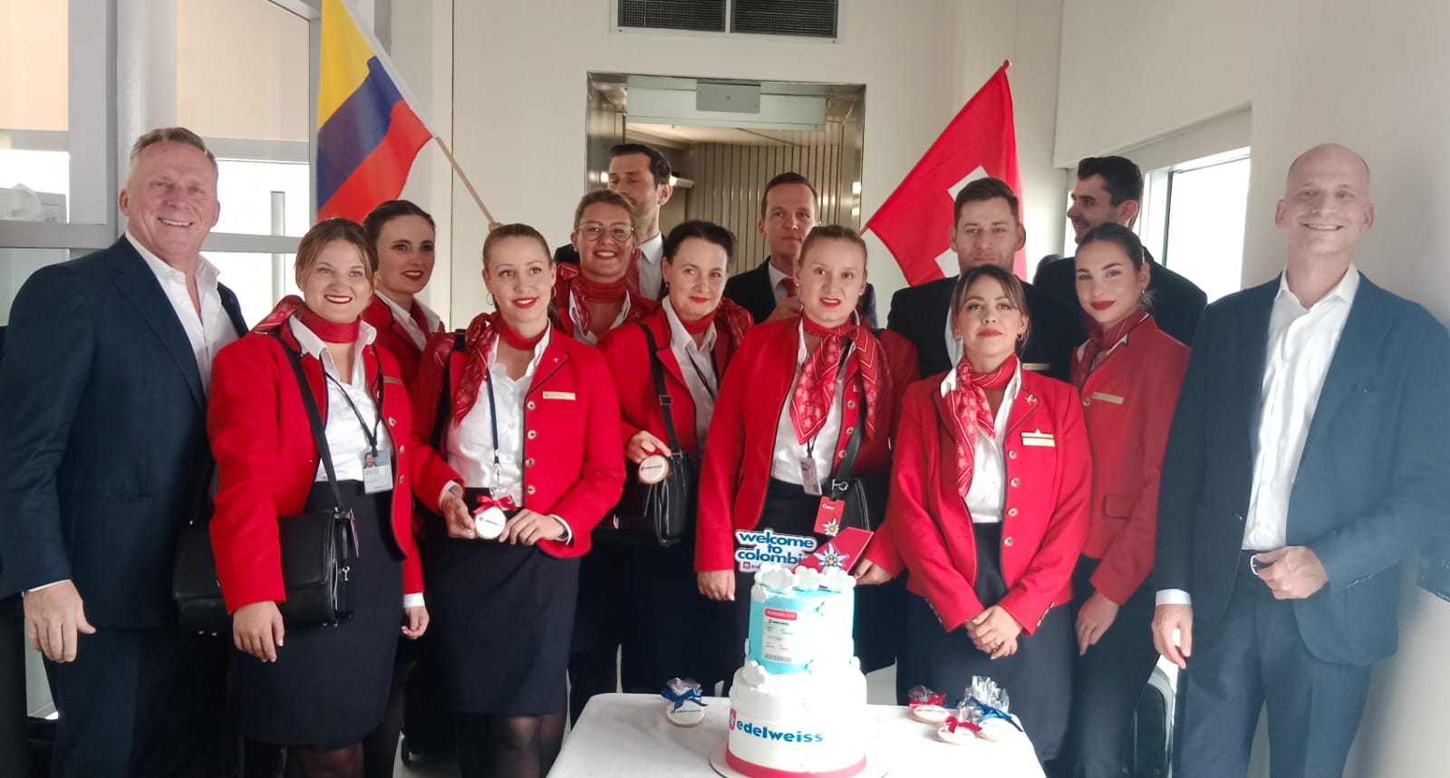 Edelweiss aterriza en Colombia por primera vez 1