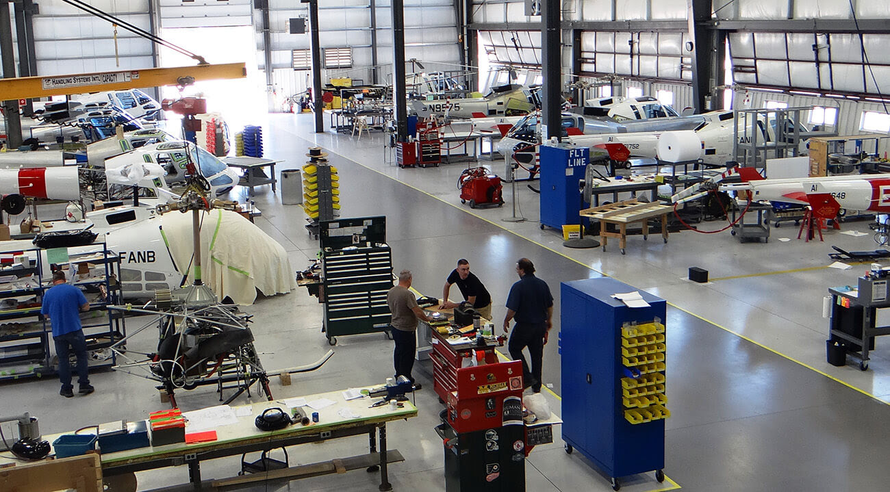 Enstrom Helicopter estacion reparacion Michigan