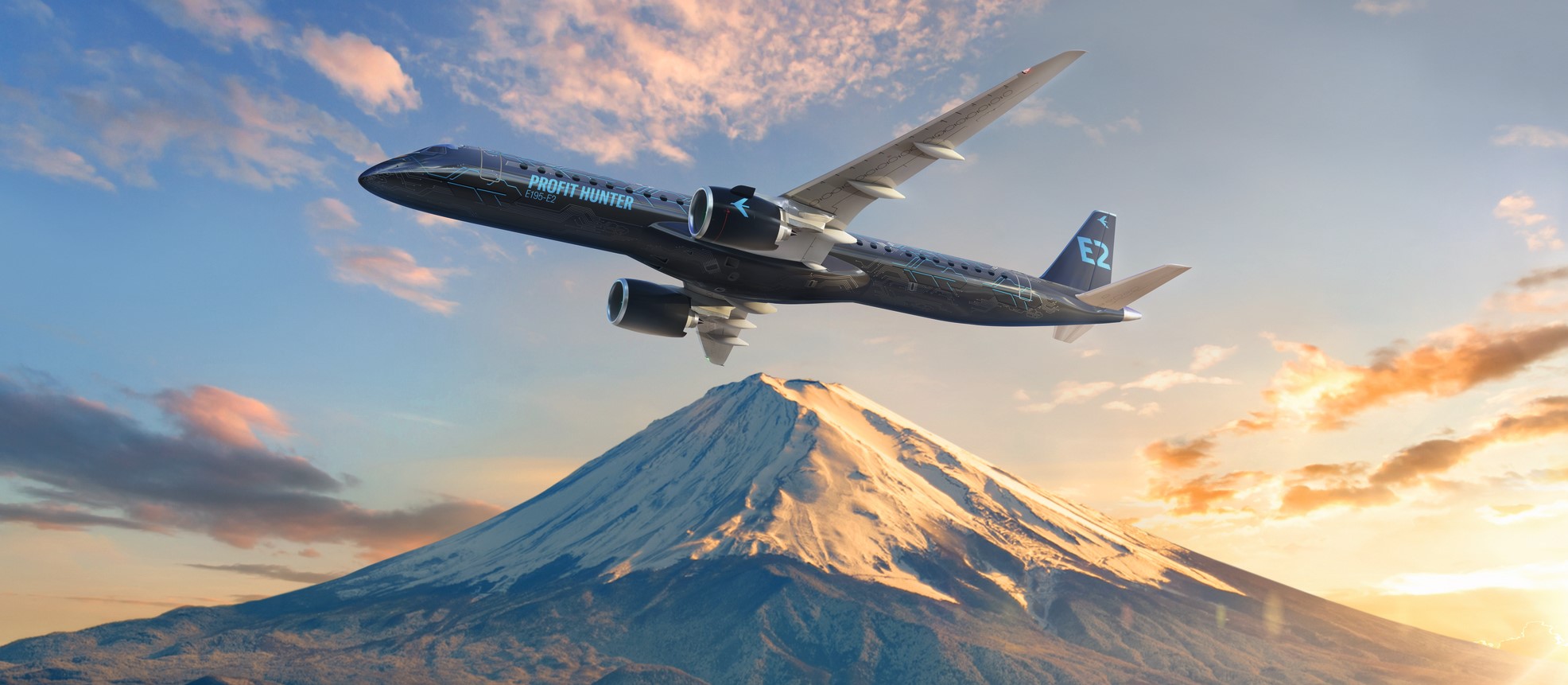 Embraer E195E2_Fuji Japan