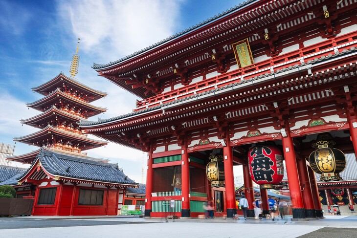 Sensoji,Temple,,Tokyo,(translation:,The,Lantern,Reads,”kobunecho”,And,The