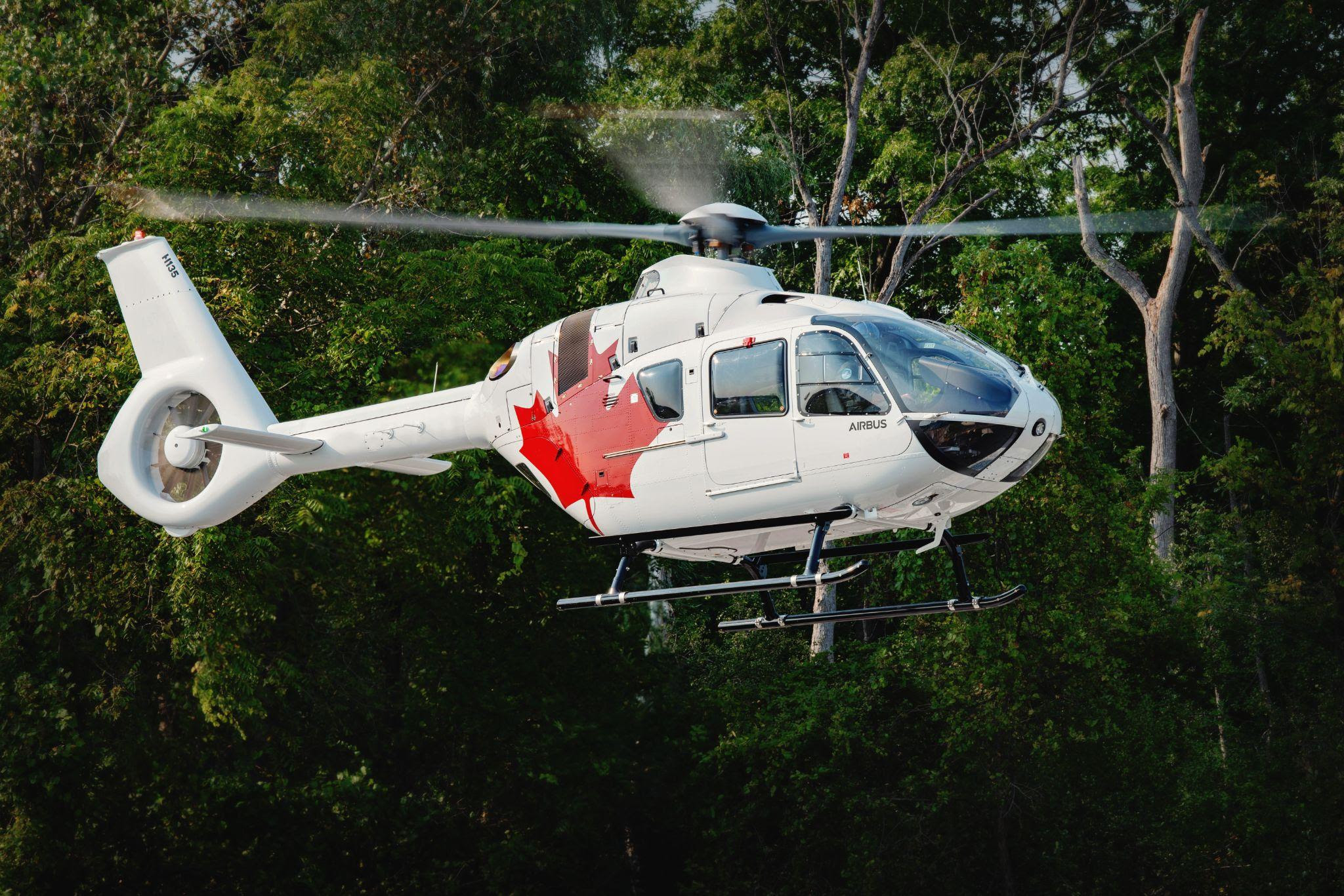 Airbus H135 a la Real Fuerza Aerea Canadiense