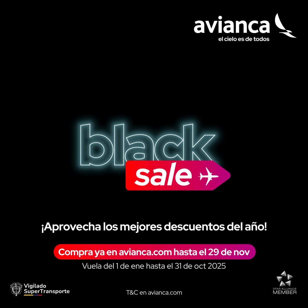 Black Sale Avianca 2024 1