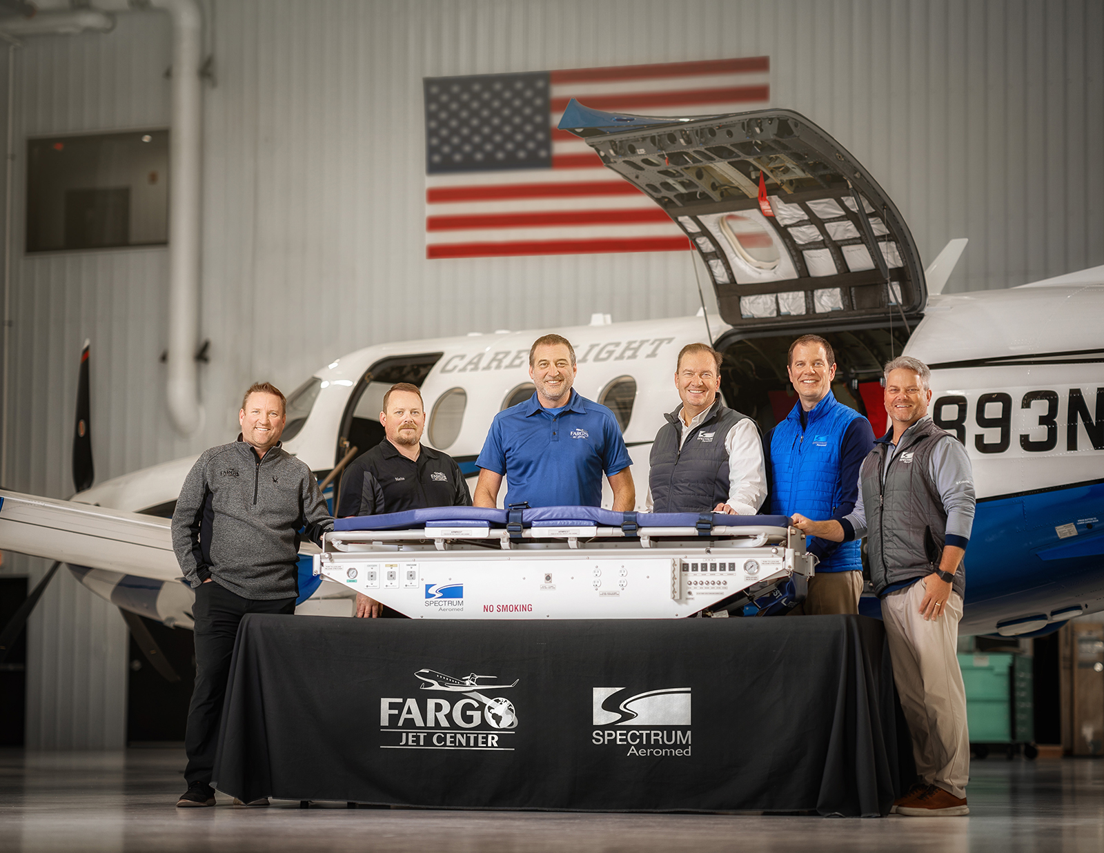 Fargo Jet Center Spectrum Aeromed Team Members