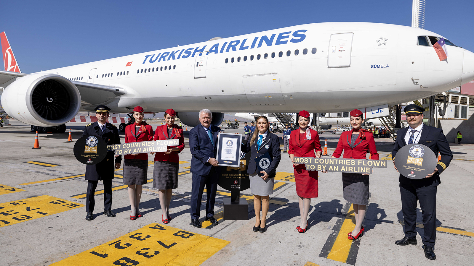Turkish Airlines Record Guiness 2