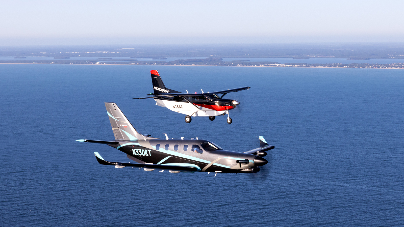 Daher 2024_TBM 960 y Kodiak 100 in flight