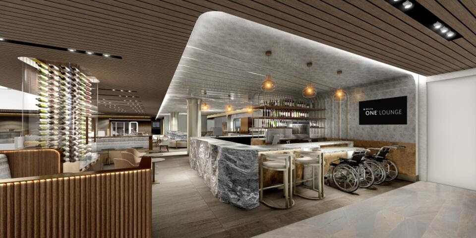 Delta Air Lines – Delta One Lounge – Proyecciones 2025 1