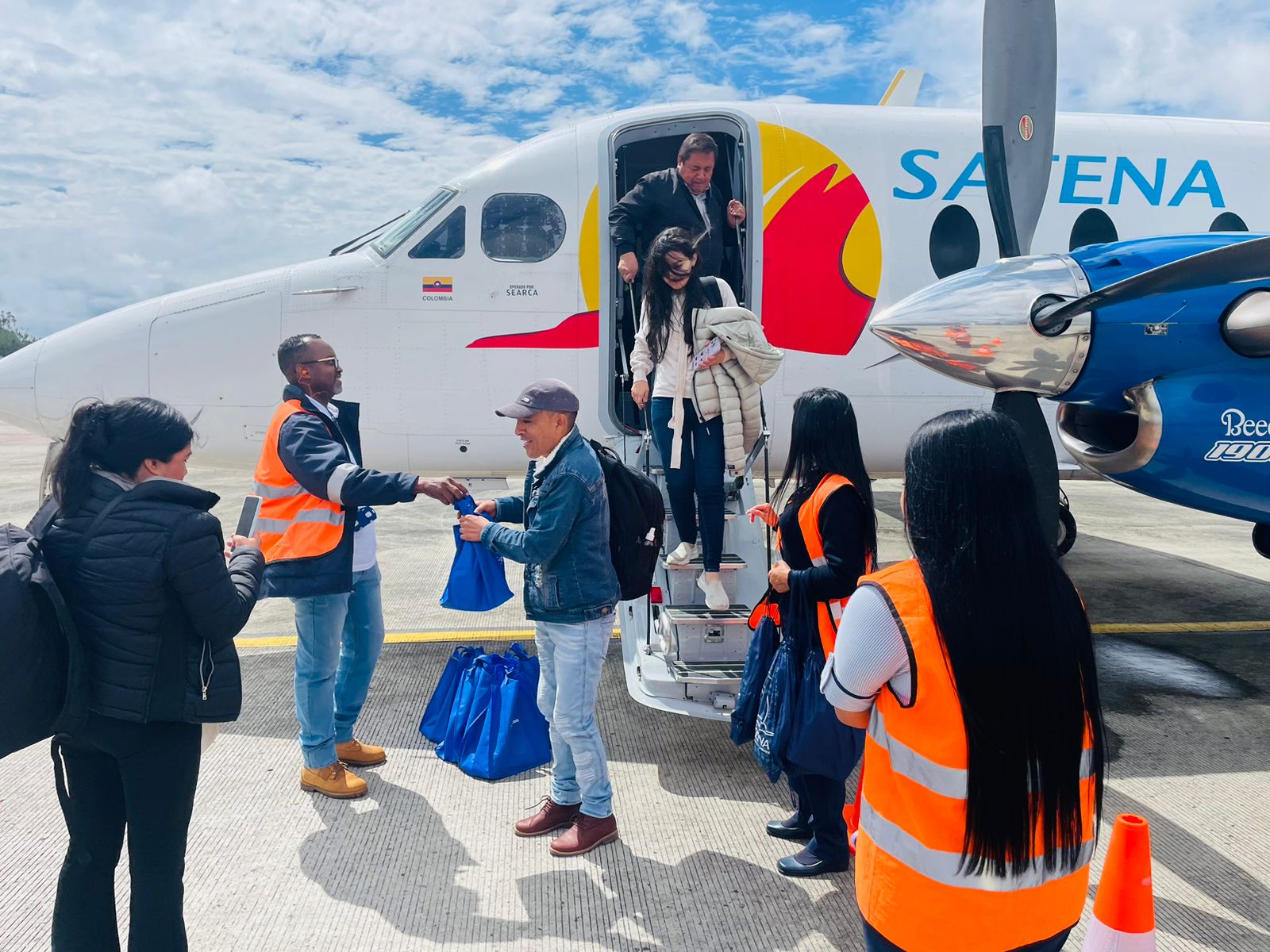 SATENA Vuelo inaugural Popayan – Ipiales 4