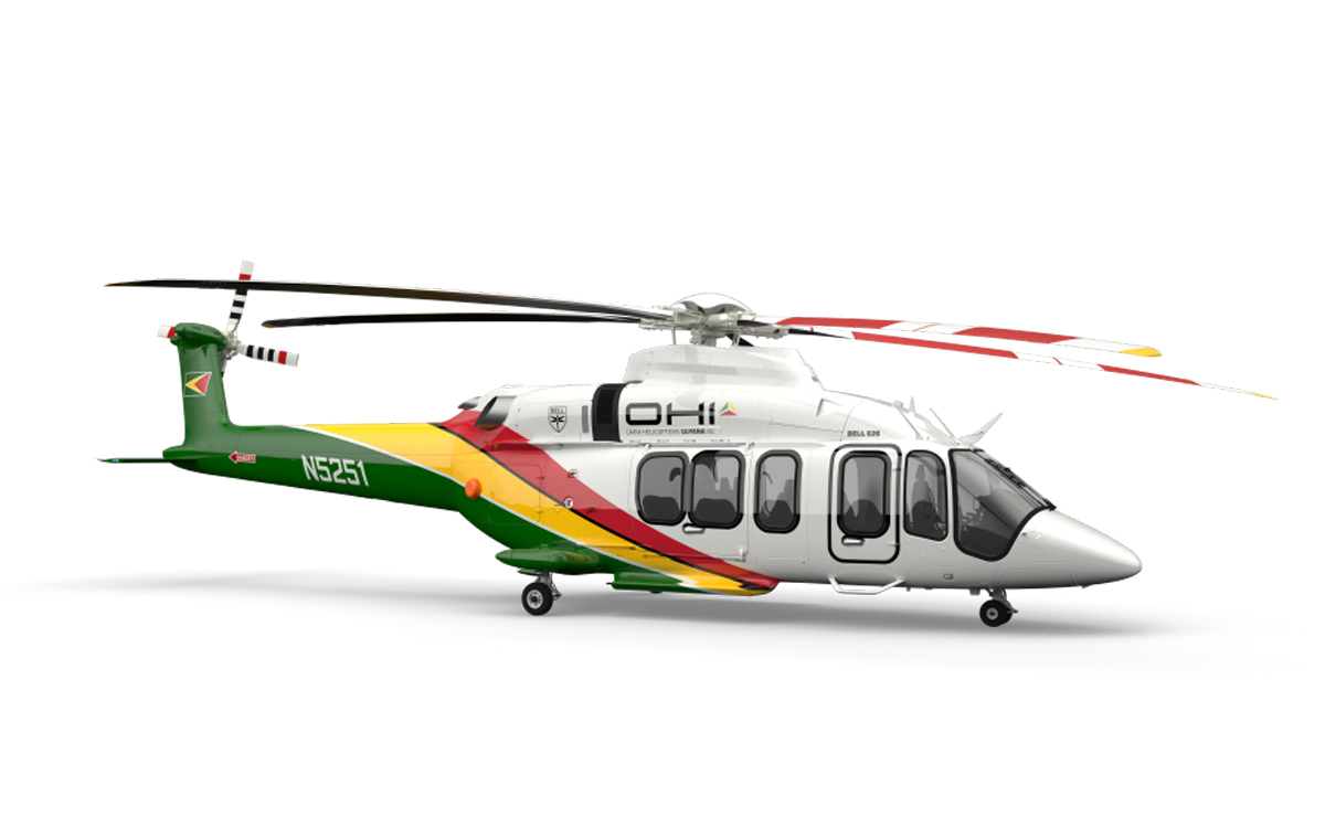 Bell y Omni Helicopters International Group acuerdo Bell 525 Guyana