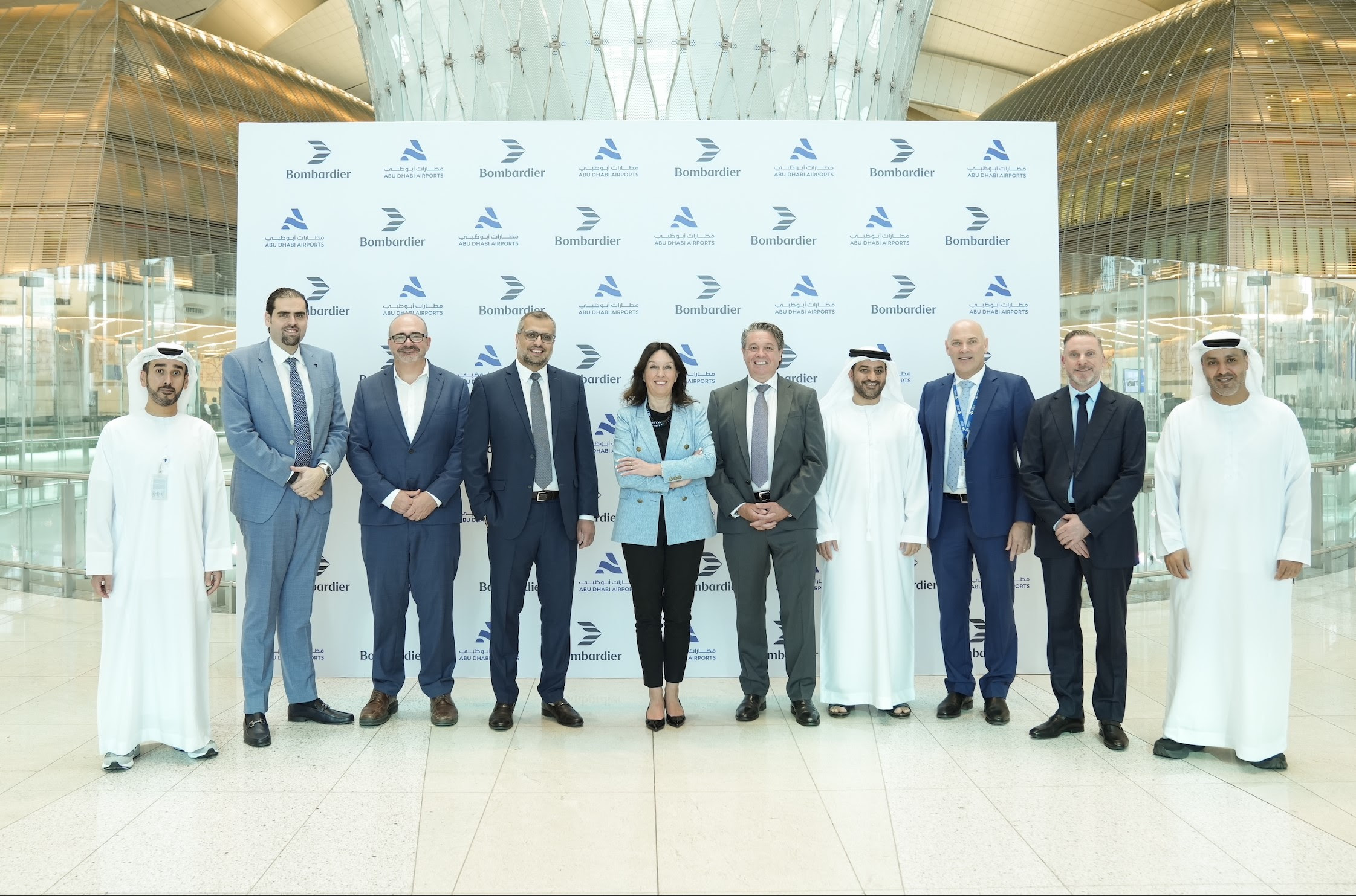 Bombardier firma centro de servicio Abu Dabi
