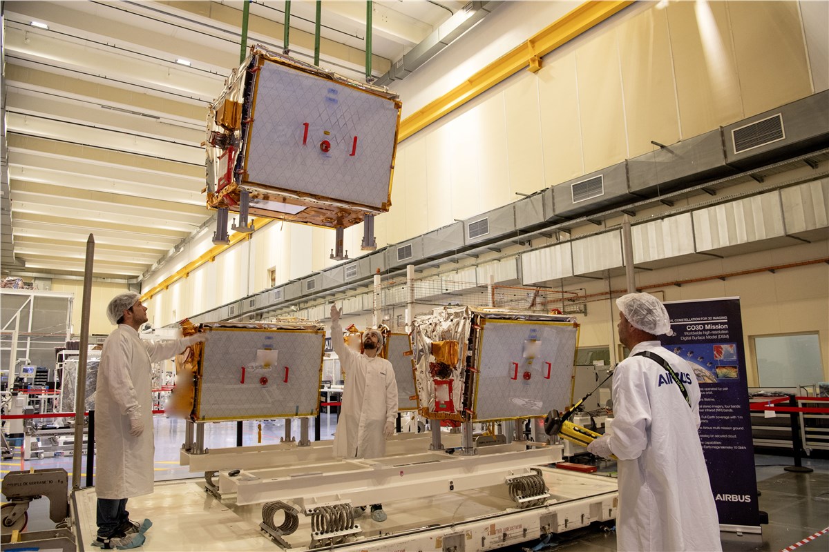 Satelites CO3D Airbus Tolouse