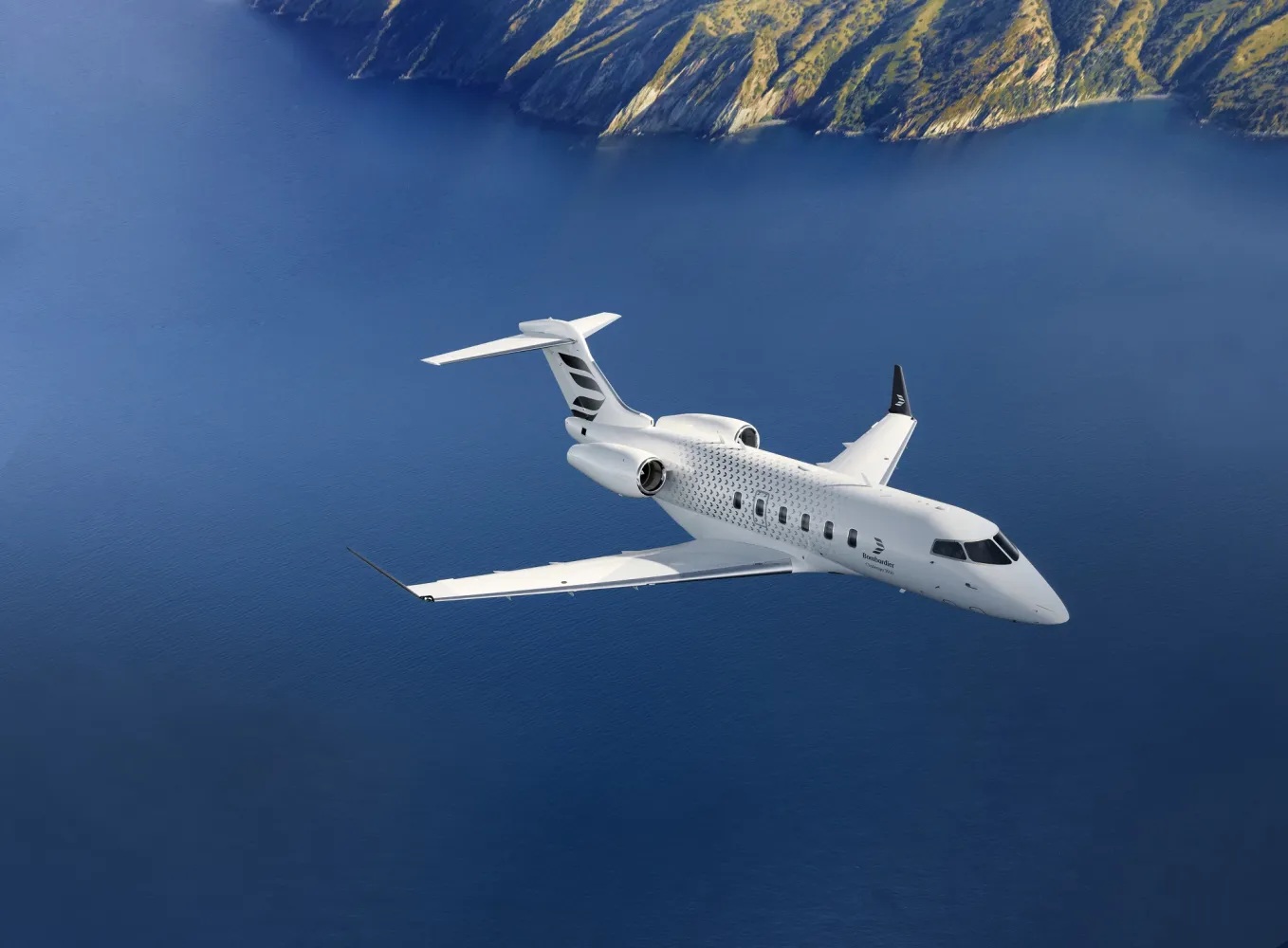 Bombardier Challenger_3500_Inflight_water