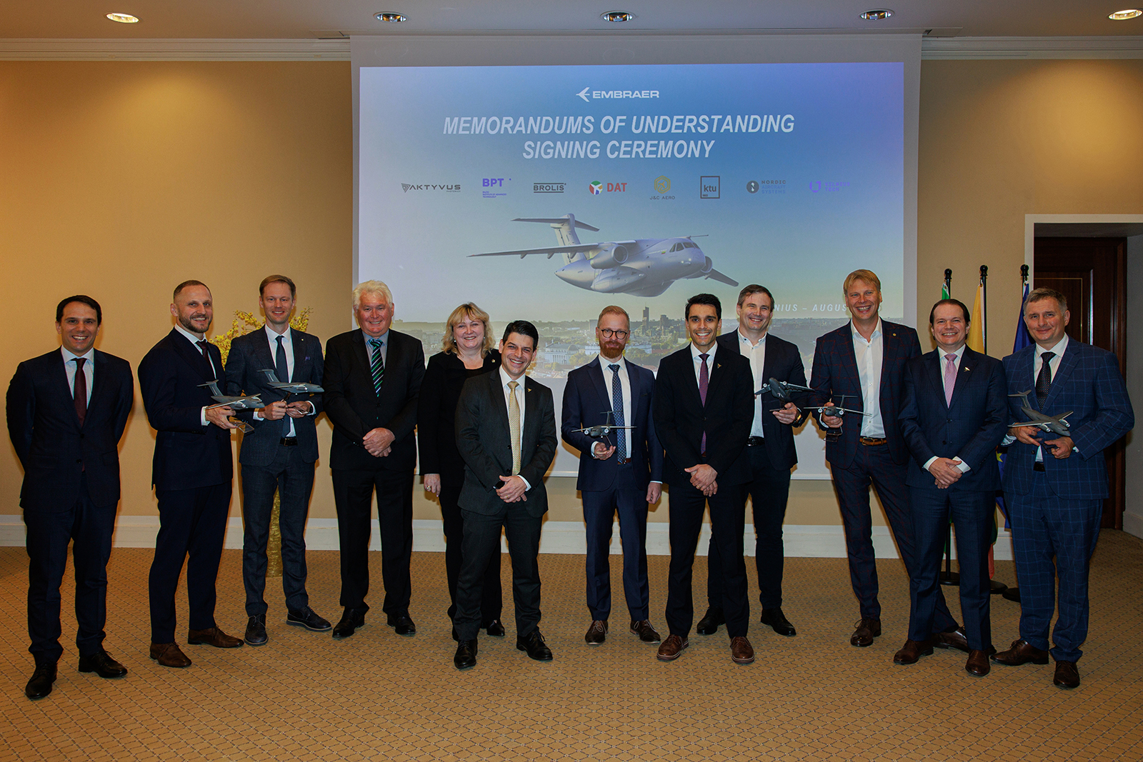 Embraer Defense Europe signs strategic MoUs with Lithuanian Partners _2