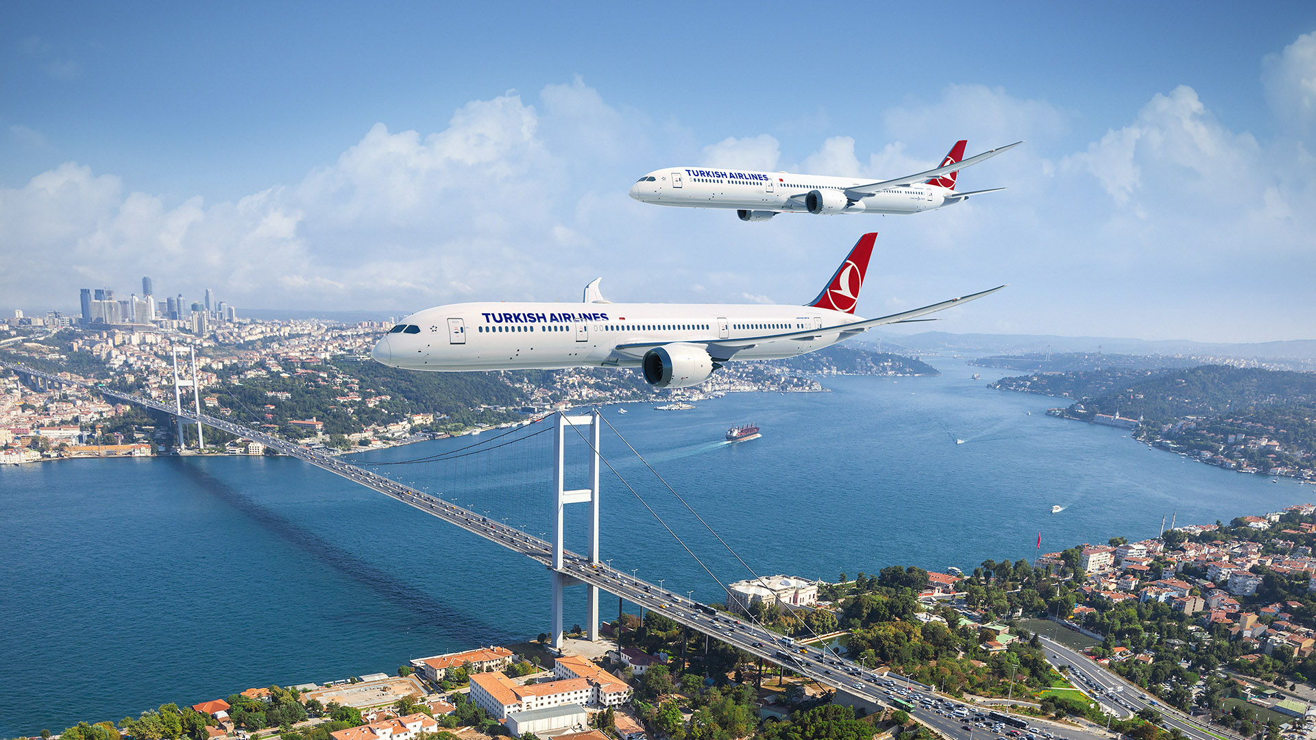 Bosphorus bridge in İstanbul