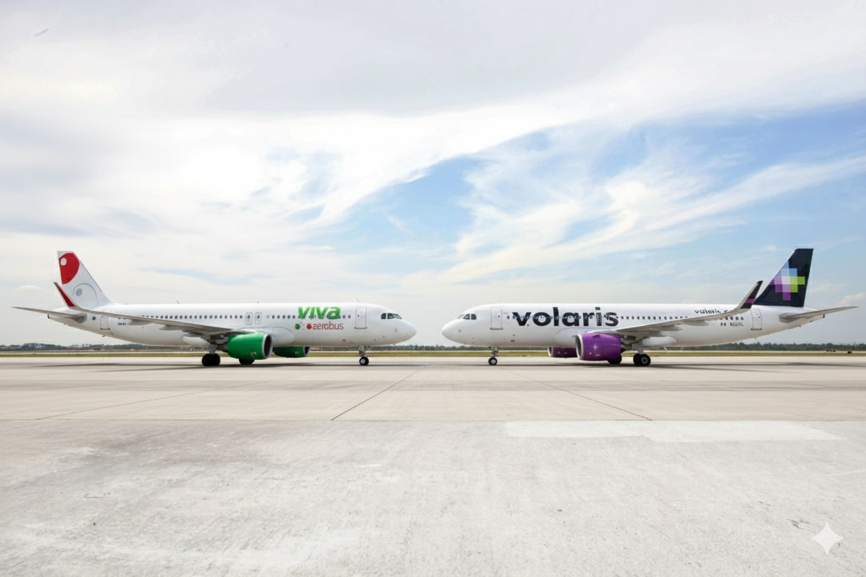 Viva aerobus y Volaris 2