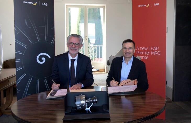 Iberia mantenimiento motores -Licencia LEAP de CFM para IAG