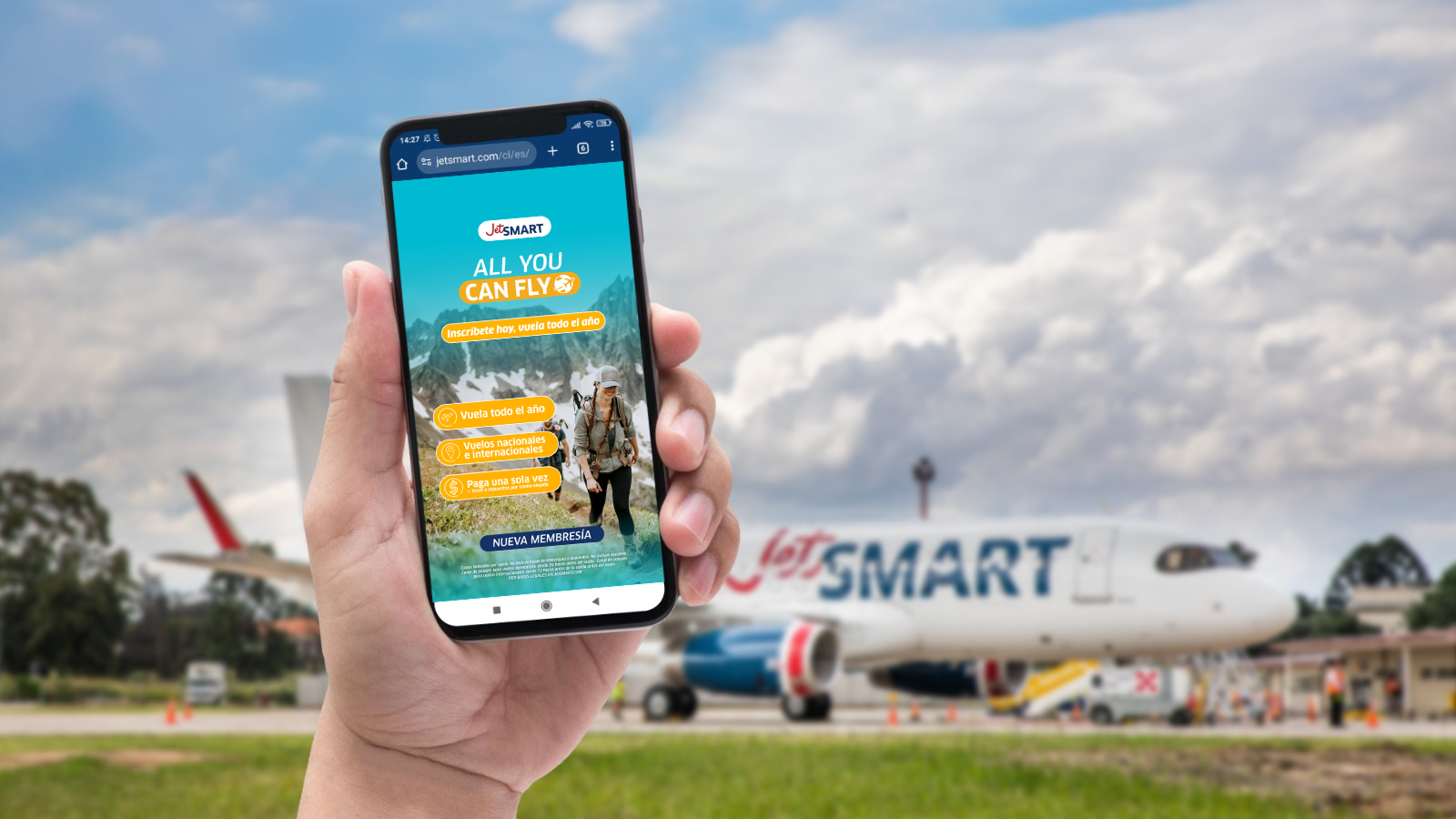 JetSMART lanza la membresia All You Can Fly