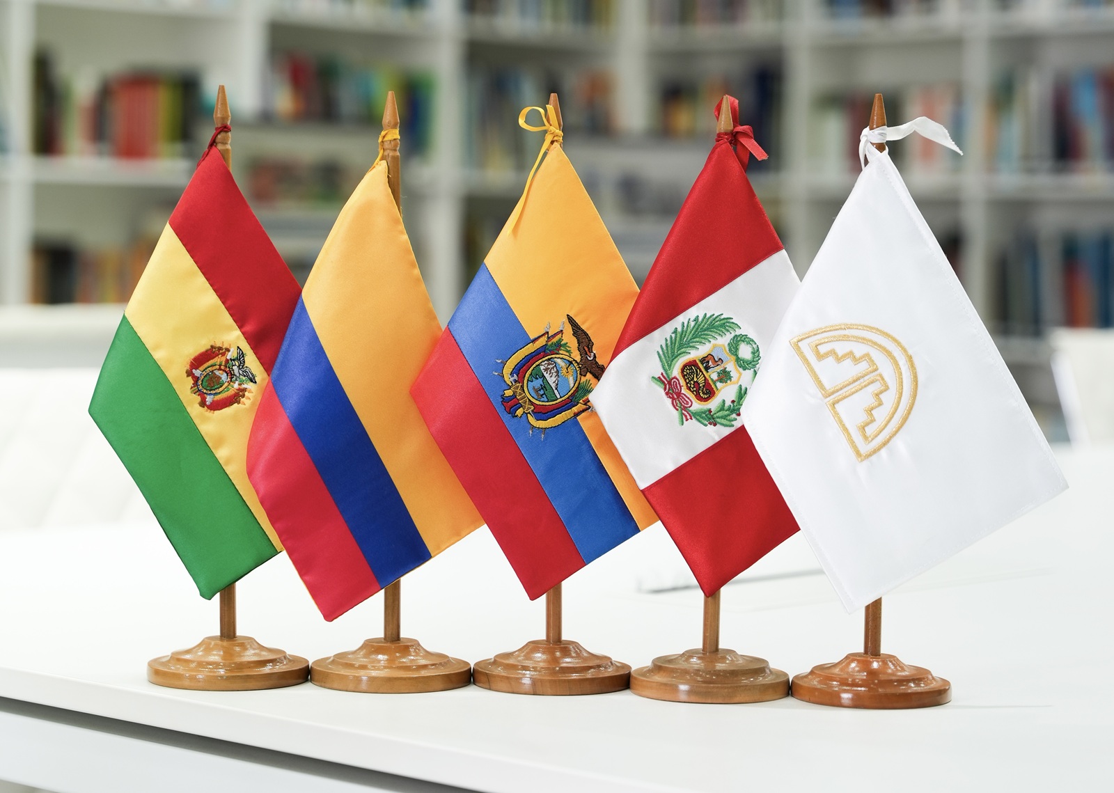 Comunidad Andina – Banderines horizontal turismo