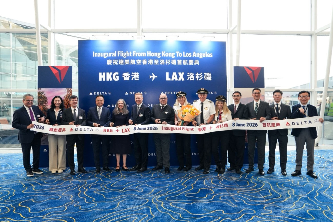 Delta Airlines – Hong Kong llega a LAX