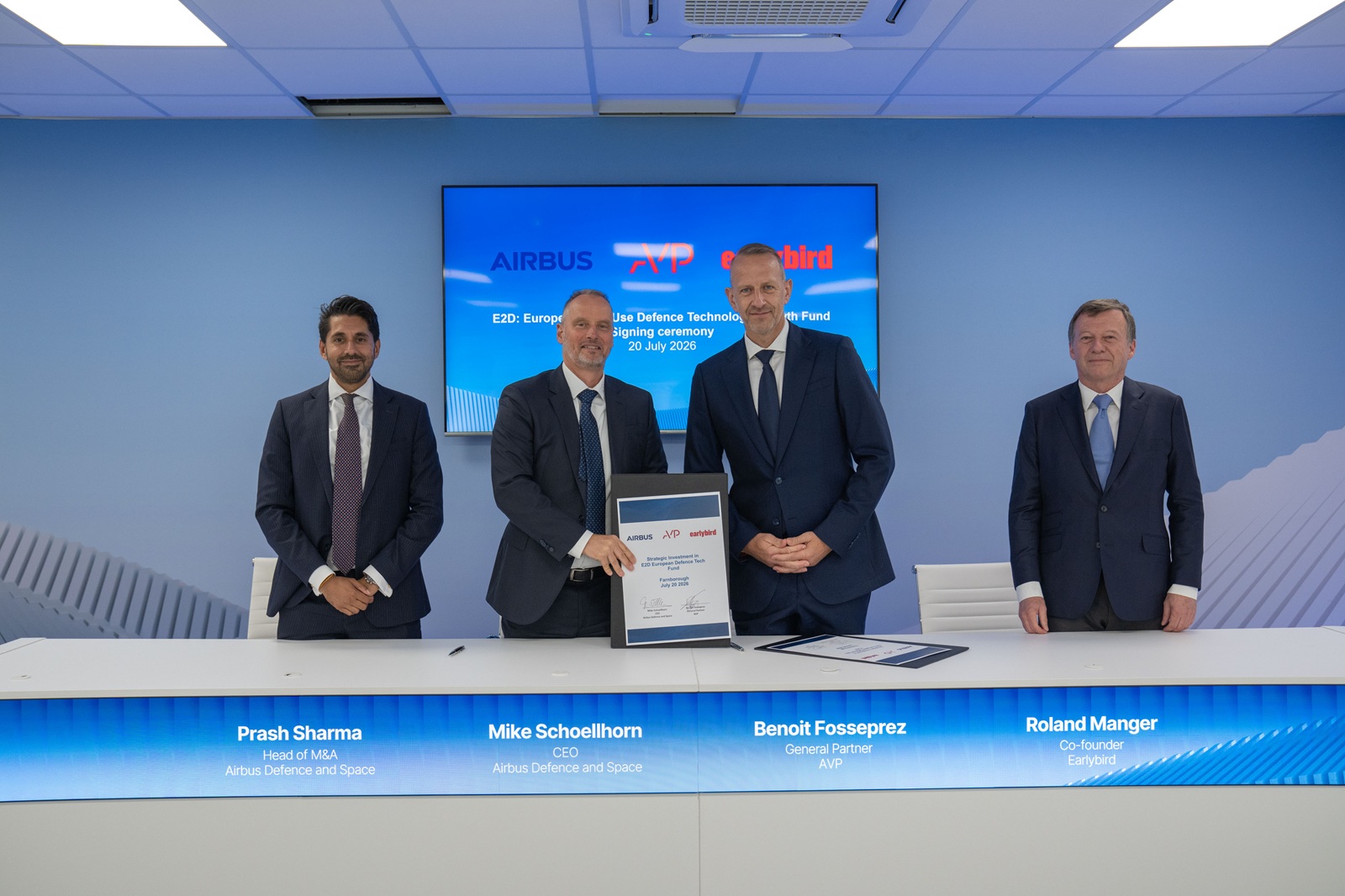 Airbus lidera el nuevo fondo europeo de tecnologia de defensa E2D