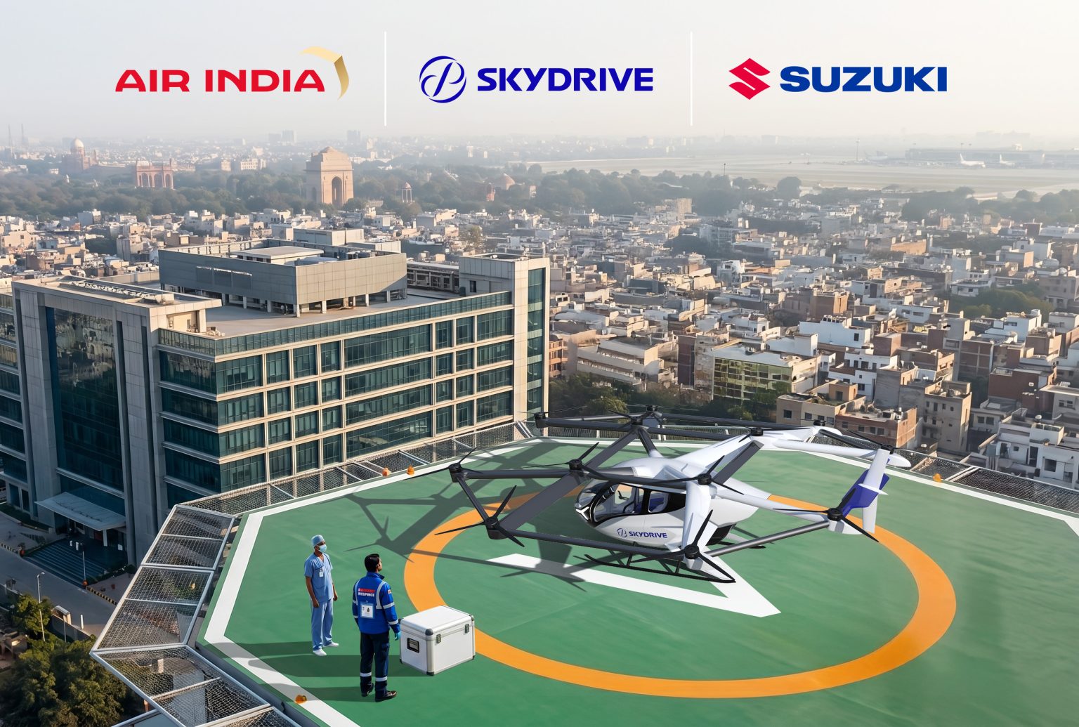 Image-of-medical-air-logistics-in-India_Air-IndiaSkydriveSuzuki-1536×1035