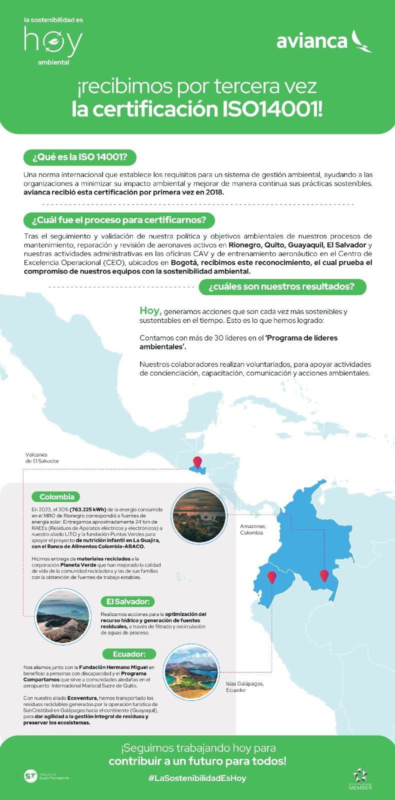 Avianca ISO 14001