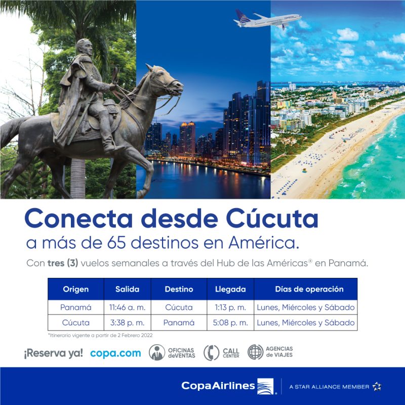 Copa Airlines_Itinerarios Feb_Outbound