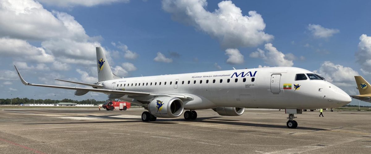 Embraer Myanmar Airways E190 Asia