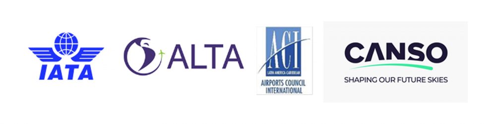 Logos IATA ACI CANSO ALTA