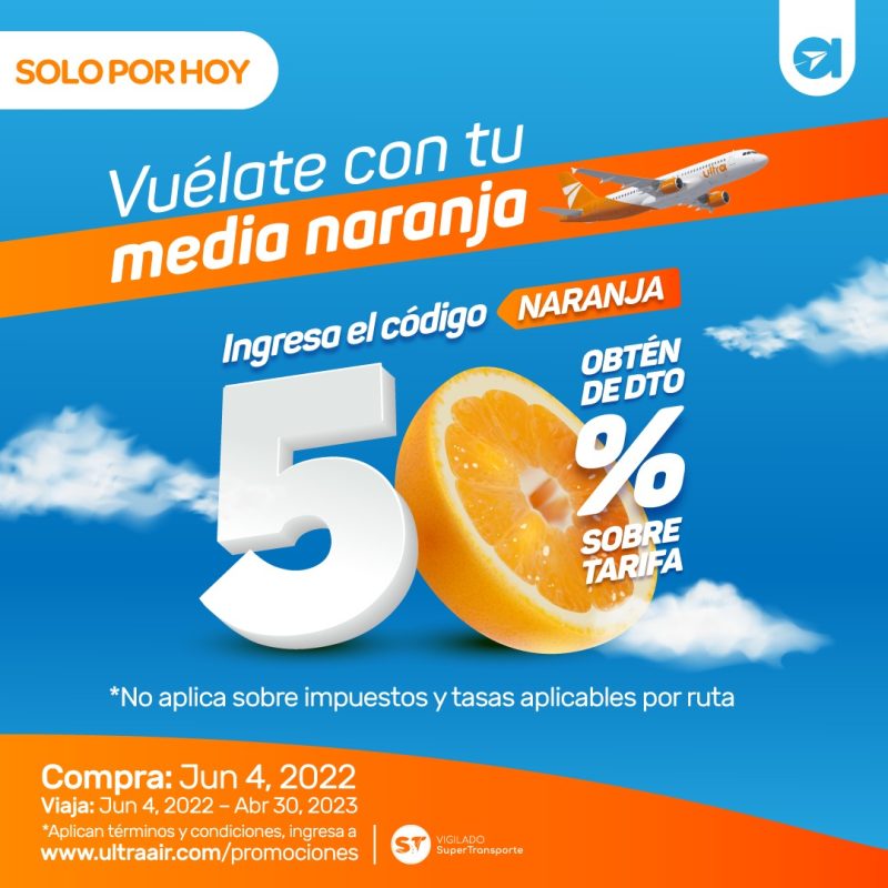 Ultra Air Media Naranja